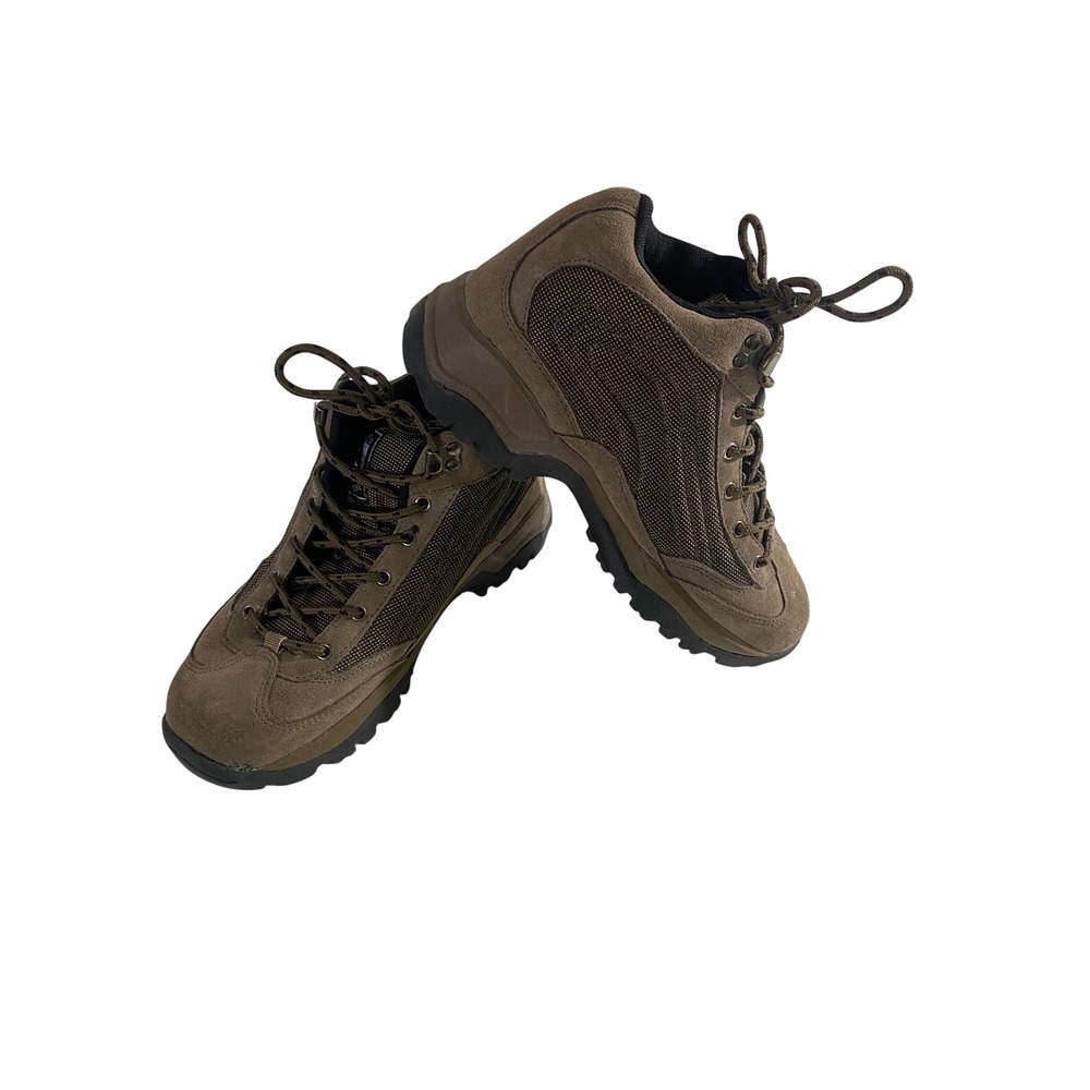 Rugged Exposure Eagle Hiking Boots Womens 9 Brown Excellent Suede Mesh Trail